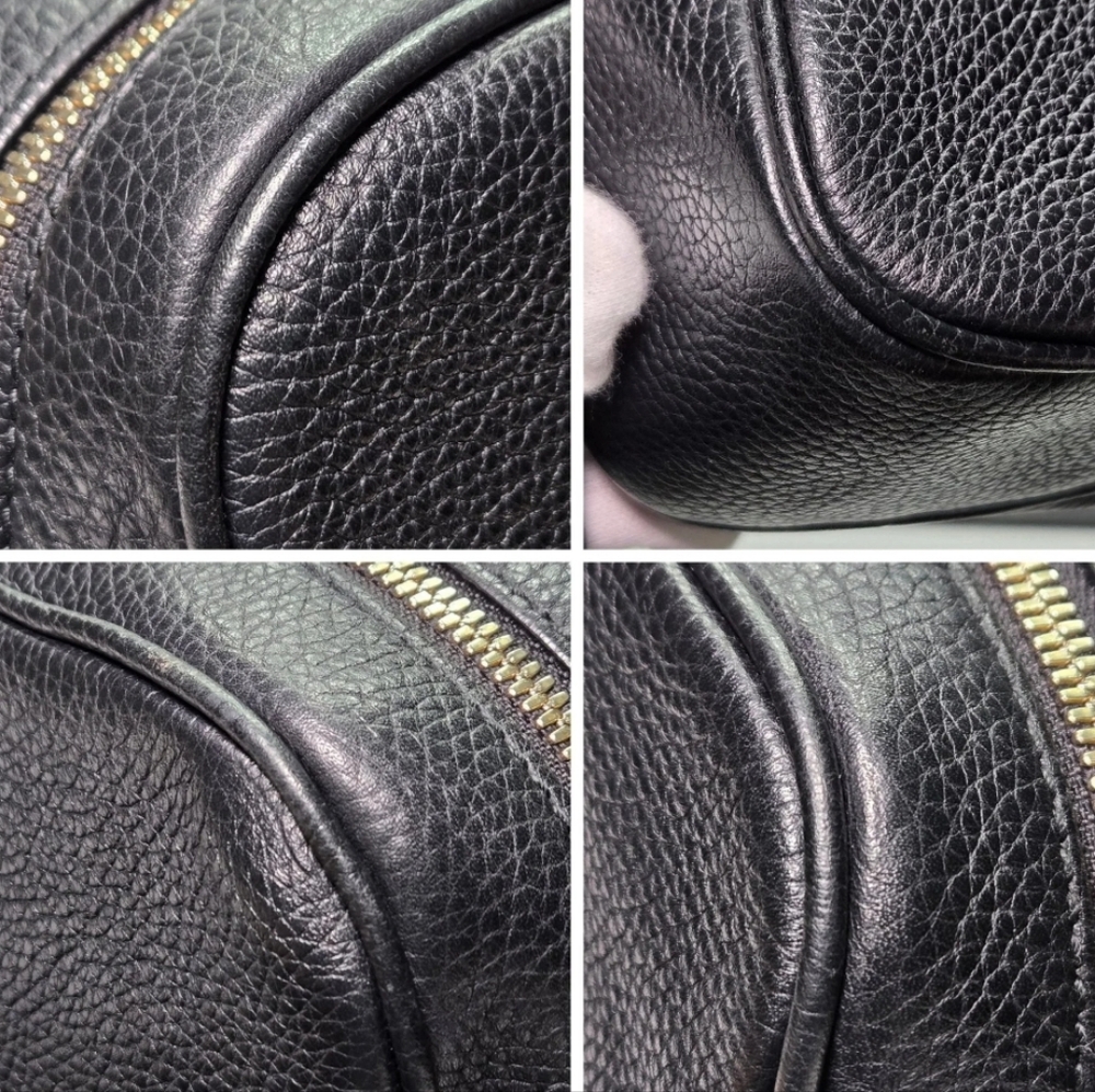 GUCCI Pebbled Calfskin Small SohoDisco Crossbody Bag - Picture 10 of 14